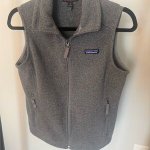 Patagonia Worn Wear Fleece Vest Gray Women’s Size Small